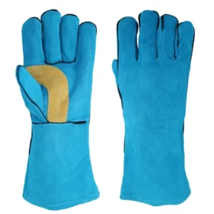 High Quality A Grade Cow Leather Welding Gloves 14 / 16 Inches