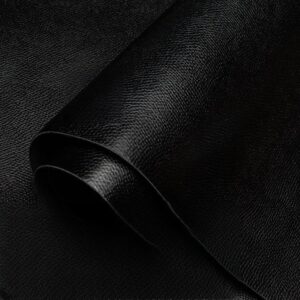 Lining Leather Textured Black