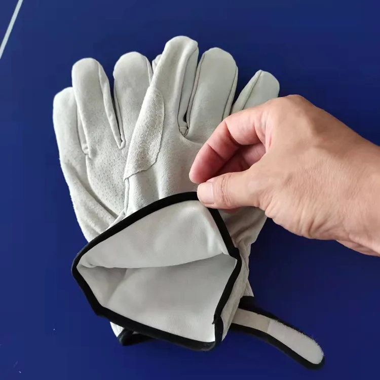 Sheepskin Grain Leather Driving / Welding Gloves